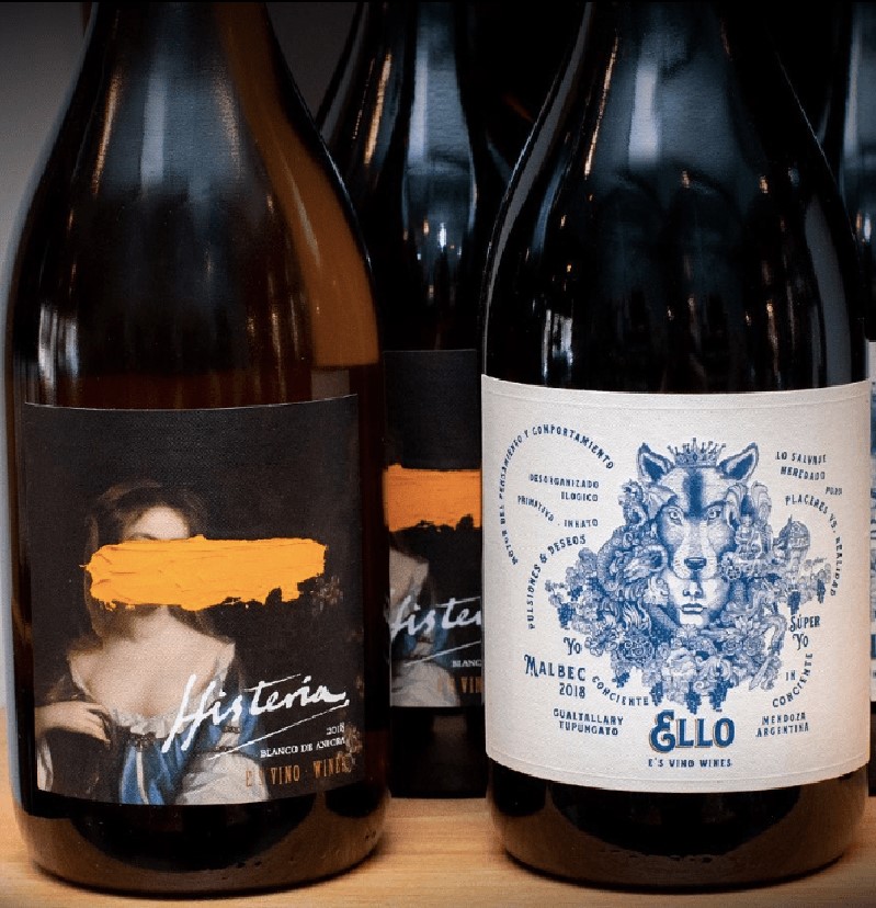 diseño argentino en el vino